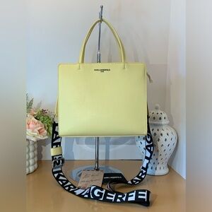 Karl Lagerfeld Pebbled Leather Crossbody NWT